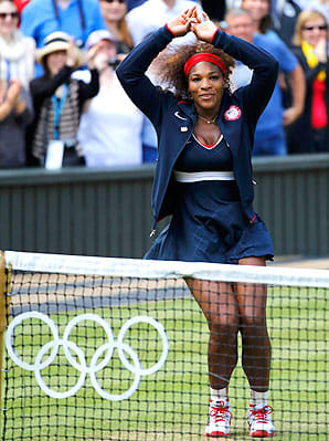 Serena Williams received criticism for her dance after winning the Olympic gold medal.